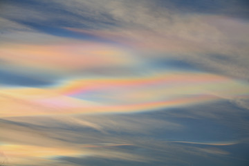 Image showing Mother of Pearl clouds near Drammen