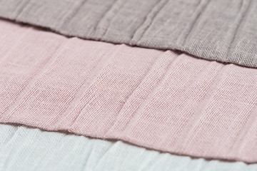 Image showing Multi color fabric texture samples