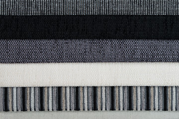 Image showing Multi color fabric texture samples