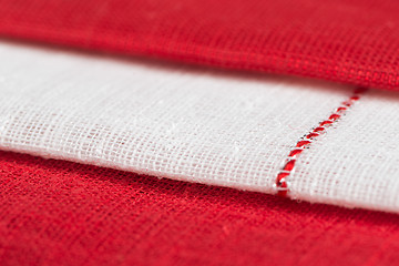 Image showing Red fabric