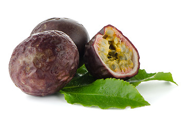 Image showing Fresh passion fruit