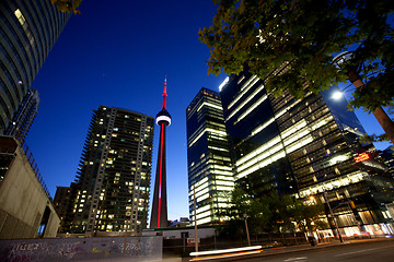 Image showing Night Photo Toronto City