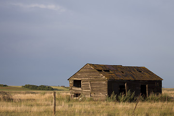 Image showing Storm Clouds Prairie Sky