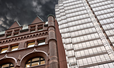 Image showing Buildings Old and New Toronto