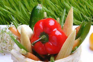 Image showing Vegetables Grill