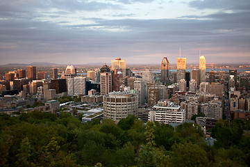 Image showing Panoramic Photo Montreal city