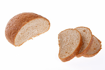 Image showing Food, Bread, Hunk, Round loaf of bread