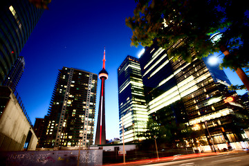 Image showing Night Photo Toronto City