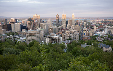 Image showing Panoramic Photo Montreal city