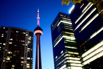 Image showing Night Photo Toronto City