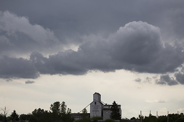 Image showing Storm Clouds Prairie Sky