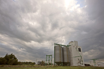 Image showing Wooden Grain Elevator