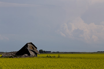 Image showing Storm Clouds Prairie Sky