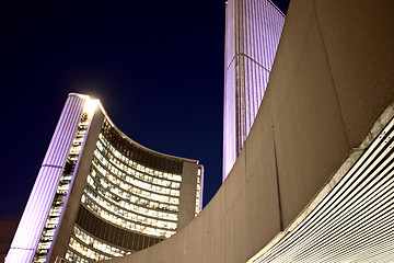 Image showing City Hall Toronto night photo