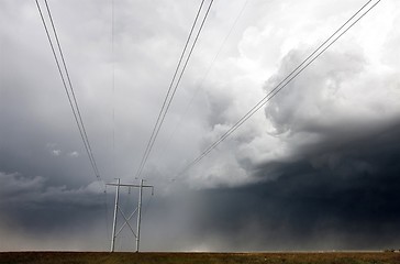 Image showing Storm Clouds Saskatchewan