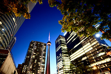 Image showing Night Photo Toronto City