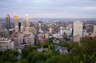 Image showing Panoramic Photo Montreal city