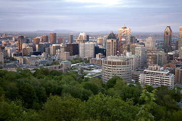 Image showing Panoramic Photo Montreal city