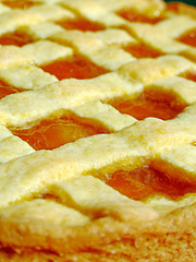 Image showing Apricot jam tart