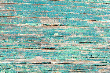 Image showing Wooden texture of blue color