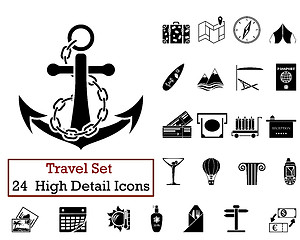 Image showing 24 Travel Icons