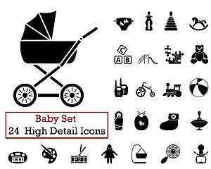 Image showing 24 Baby Icons