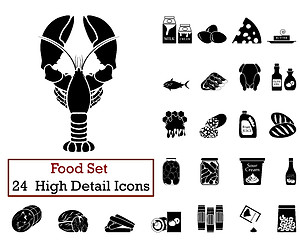 Image showing 24 Food Icons