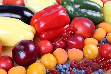 Image showing Fruits and vegetables