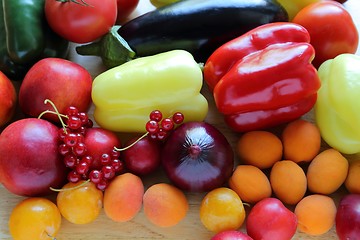 Image showing Fruits and vegetables