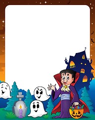 Image showing Halloween theme frame 7