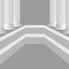 Image showing Greek Pillars