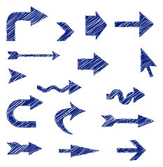 Image showing scribble arrows