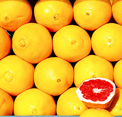 Image showing orange fruit  texture in morocco africa 