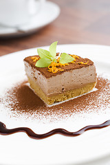 Image showing Mocca cheese cake