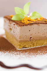 Image showing Mocca cheese cake