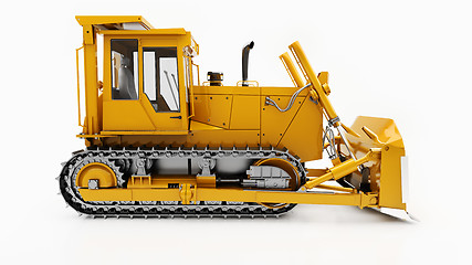 Image showing Heavy crawler bulldozer