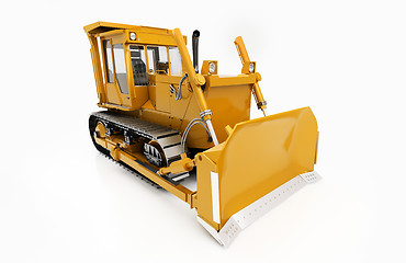 Image showing Heavy crawler bulldozer