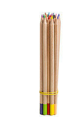 Image showing Bundle of Colored Pencils