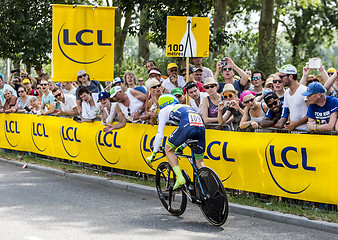Image showing The Cyclist Simon Yates - Tour de France 2015