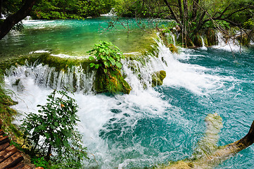 Image showing Waterfalls in Plitvice Lakes National Park, Croatia