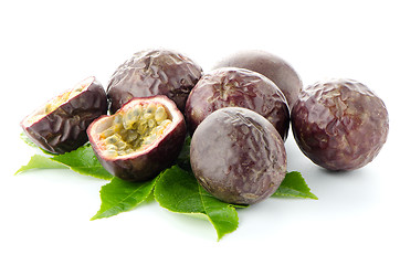 Image showing Fresh passion fruit