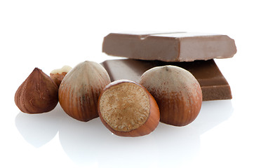 Image showing Chocolate parts