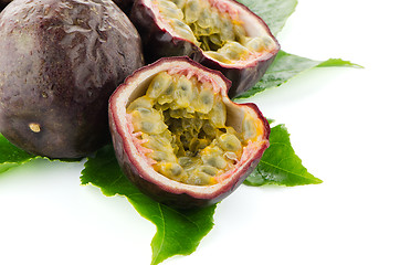 Image showing Fresh passion fruit