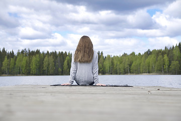 Image showing Lonesome Girl