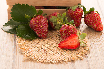 Image showing Strawberries