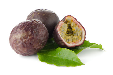 Image showing Fresh passion fruit