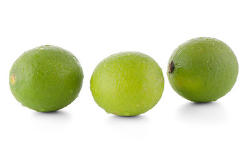 Image showing Fresh green limes