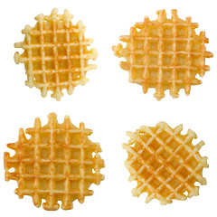 Image showing Crisp waffles