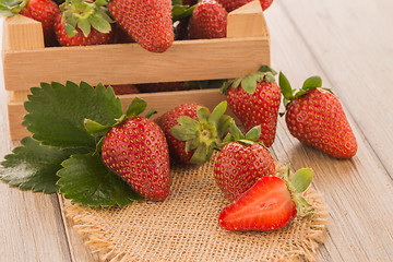 Image showing Strawberries