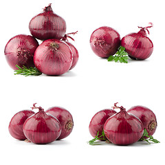 Image showing Red onions